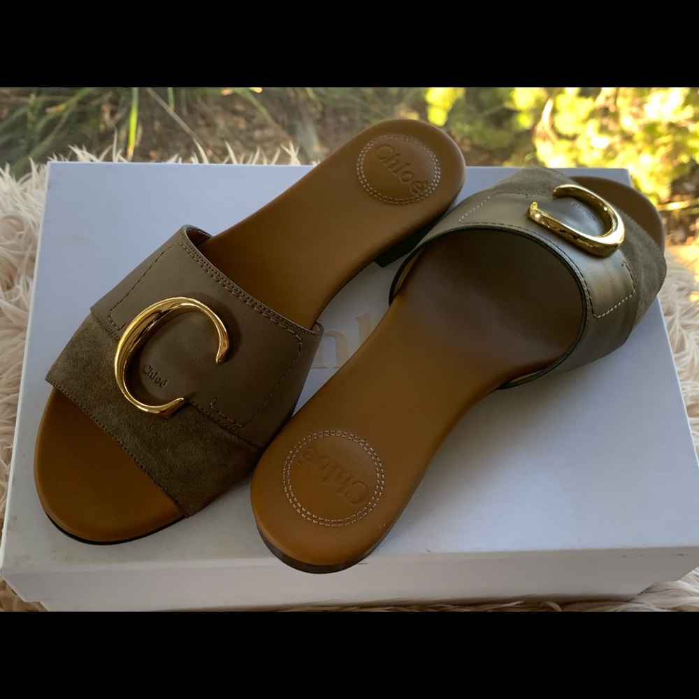 (SOLD) Chloe C 5 mm mule